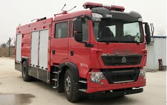 江特牌JDF5190GXFGL70/Z6型干粉水联用消防车