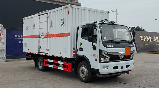 东风福瑞卡毒性厢式气体运输车